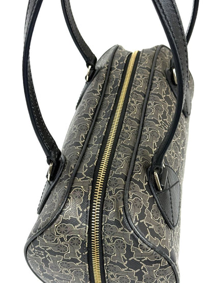 Celine Carriage Print Mini Boston Bag