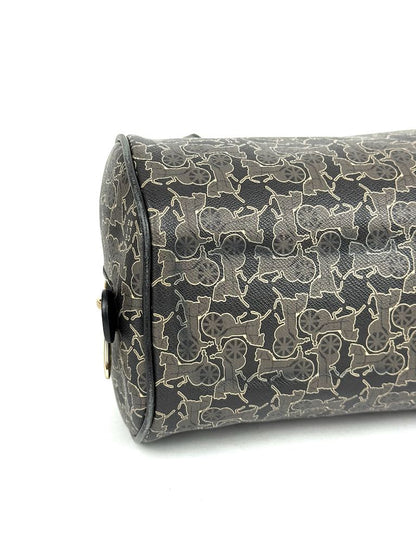 Celine Carriage Print Mini Boston Bag