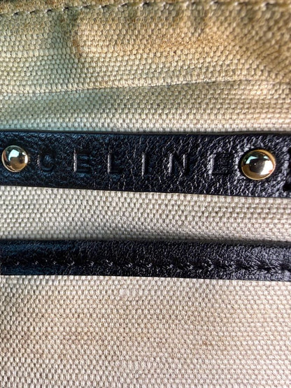 Celine Carriage Print Mini Boston Bag