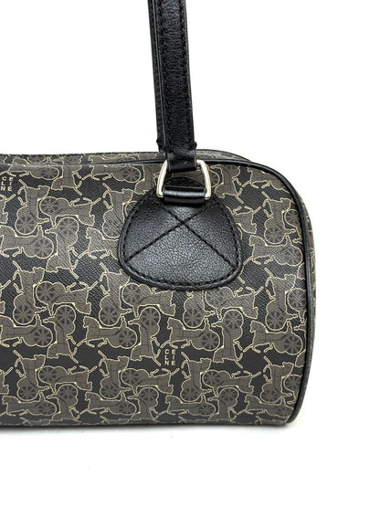 Celine Carriage Print Mini Boston Bag