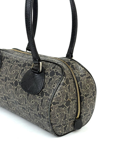 Celine Carriage Print Mini Boston Bag