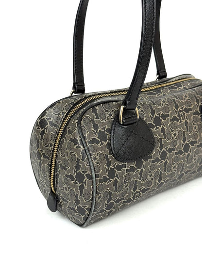 Celine Carriage Print Mini Boston Bag