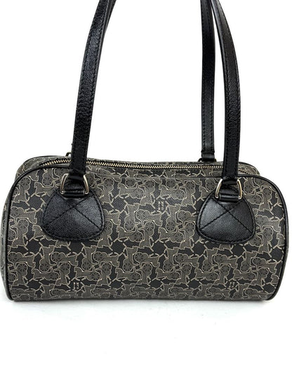 Celine Carriage Print Mini Boston Bag