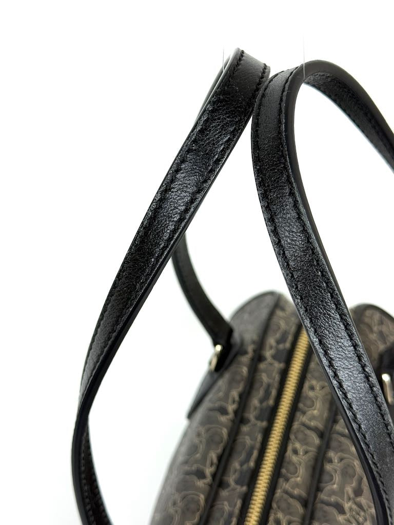 Celine Carriage Print Mini Boston Bag