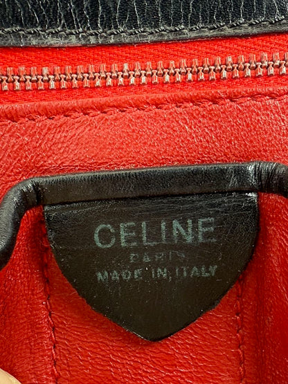 Celine Shoulder Bag in black leather