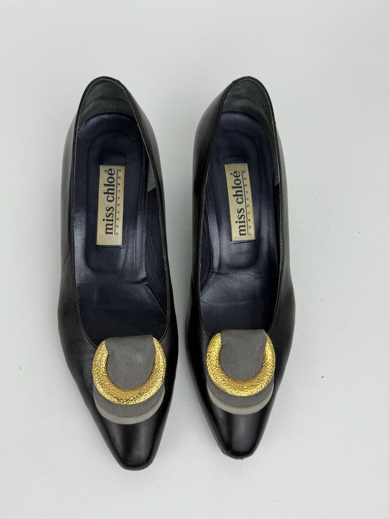 Miss Chloé black heels - size 36