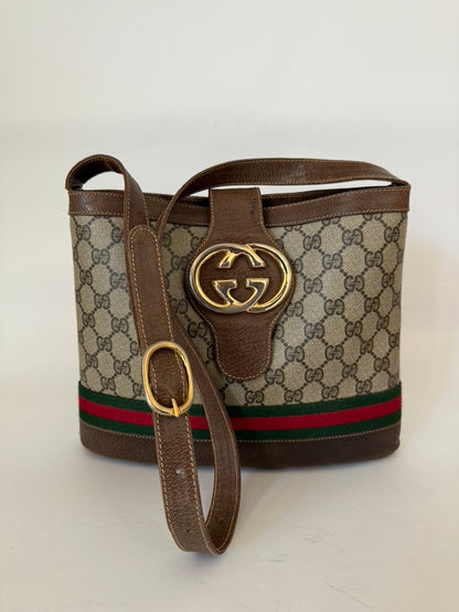 Gucci GG Supreme Sherry Line Shoulder Bag