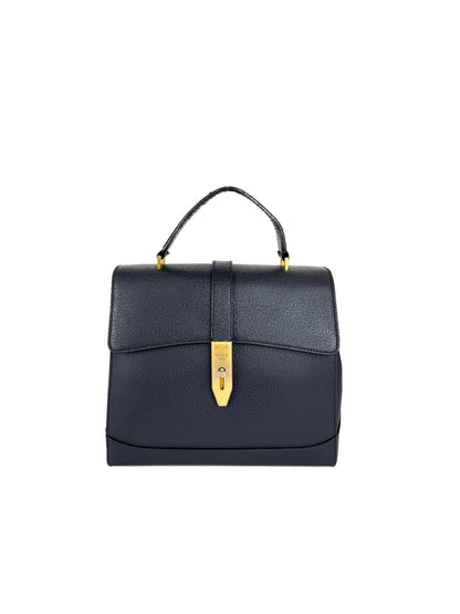 Celine Turnlock Handbag in Navy