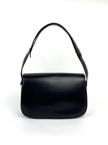 Gucci Horsebit 1955 Navy Leather Shoulder Bag