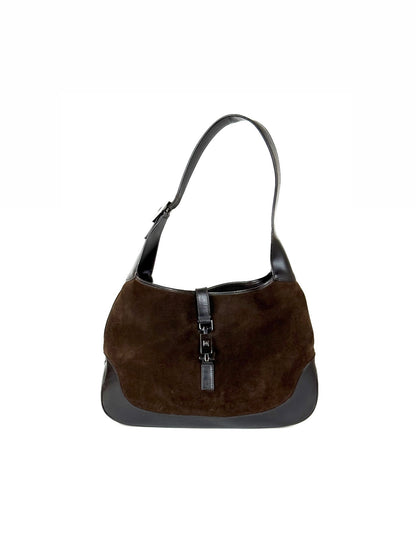 Gucci Jackie in brown suede