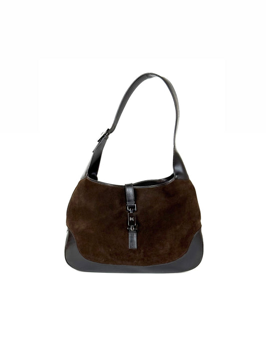 Gucci Jackie in brown suede