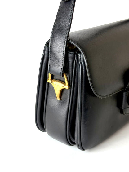 Gucci Interlocking Horsebit Shoulder Bag