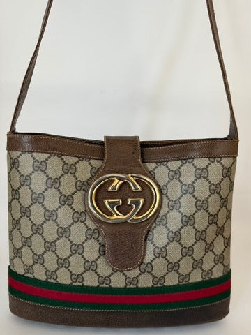 Gucci GG Supreme Sherry Line Shoulder Bag
