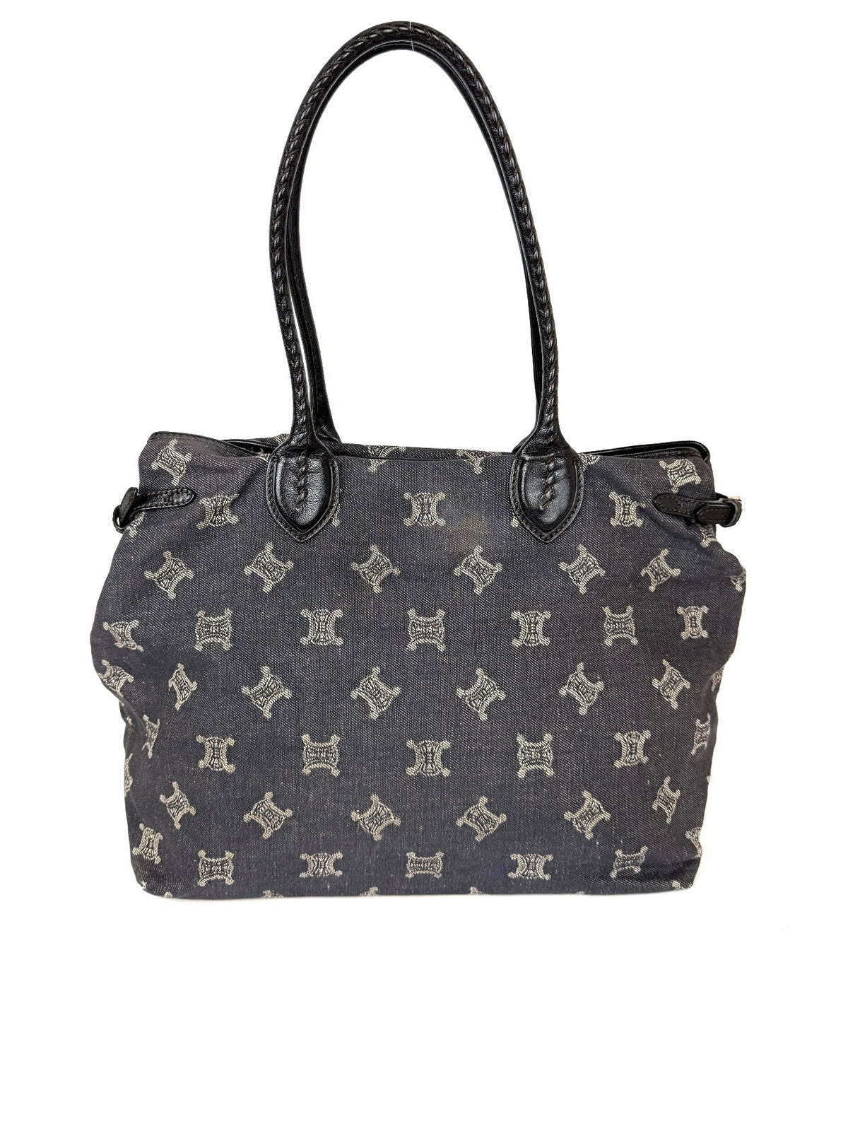 Celine Macadam Denim Tote
