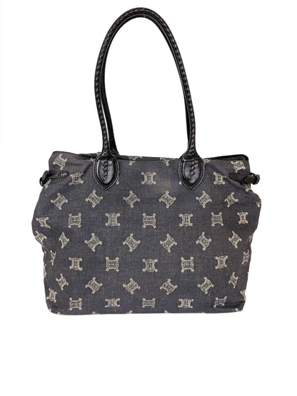 Celine Macadam Denim Tote
