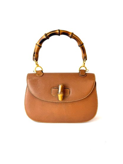 Gucci Bamboo Leather Handbag
