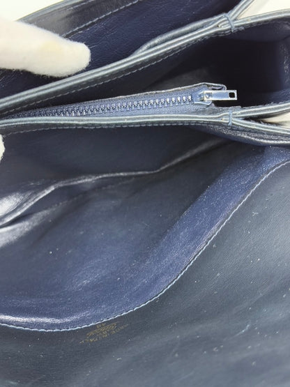 Gucci Horsebit 1955 Navy Leather Shoulder Bag