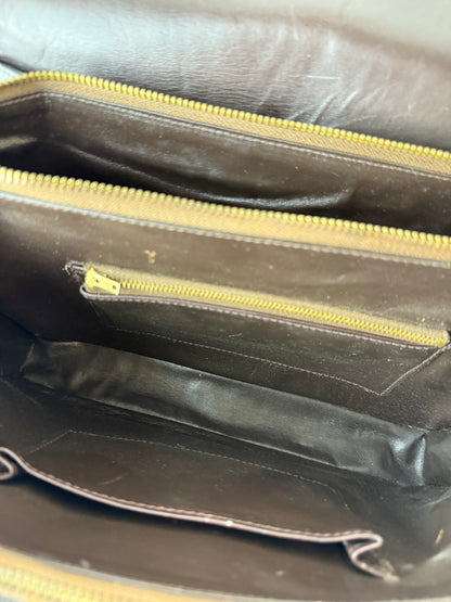 Celine Shoulder Bag with Horse Carriage Metal Fittings (C Sulky)