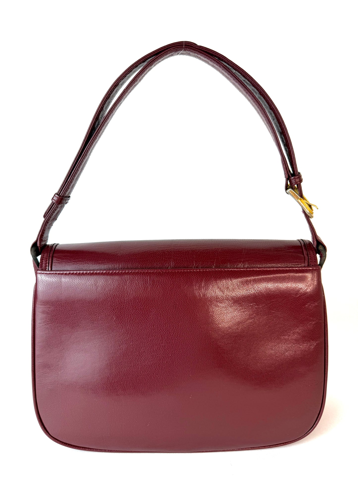 Chloé Bordeaux Leather Handbag