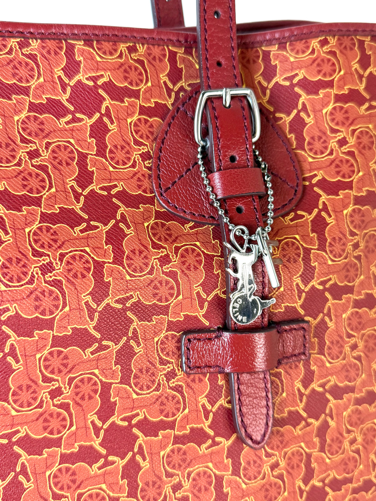 Celine Sulky Line handtas met Carriage-patroon
