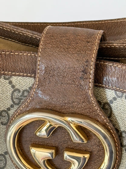 Gucci GG Supreme Sherry Line Shoulder Bag