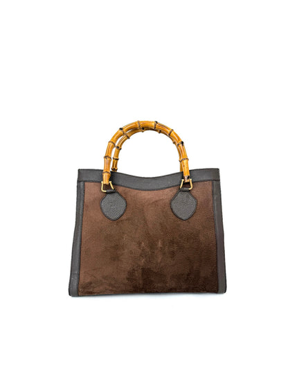 Gucci Diana in Chocolate Brown Suede
