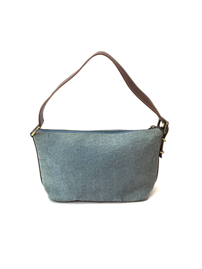 Celine Macadam Suede Leather Bag