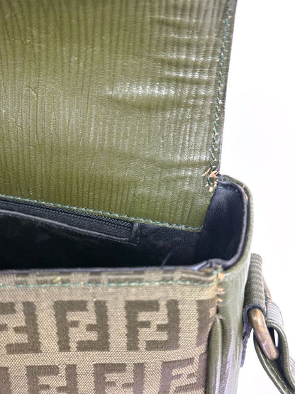 Fendi Monogramma FF Zucca Shoulder Bag