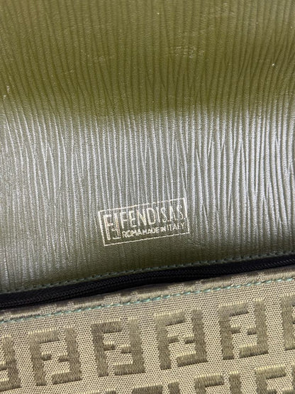Fendi Monogramma FF Zucca Shoulder Bag