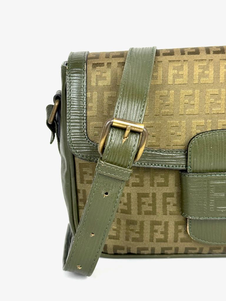 Fendi Monogramma FF Zucca Shoulder Bag