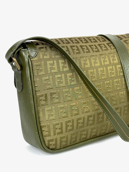 Fendi Monogramma FF Zucca Shoulder Bag