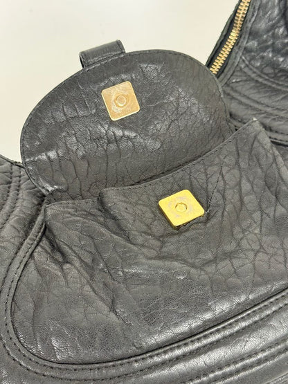Fendi Zucca Spy in black leather