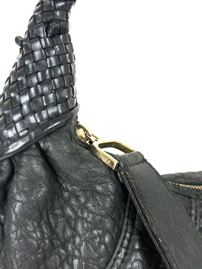 Fendi Zucca Spy in black leather