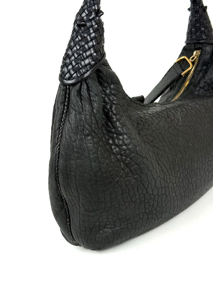 Fendi Zucca Spy in black leather