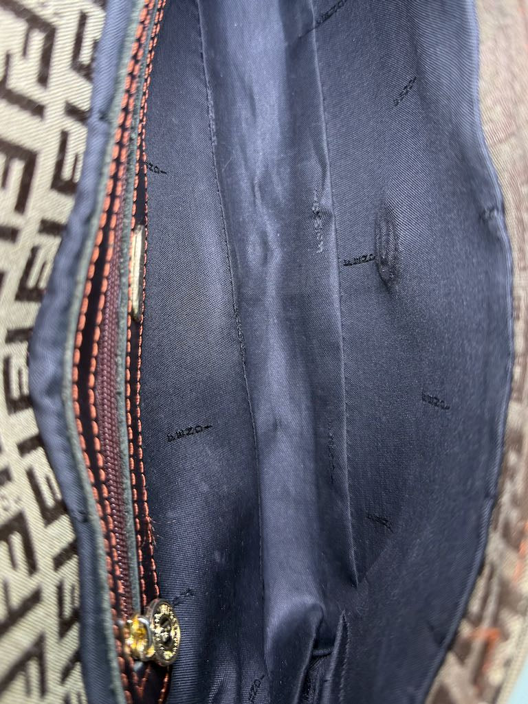 Fendi Zucchino Canvas Baguette