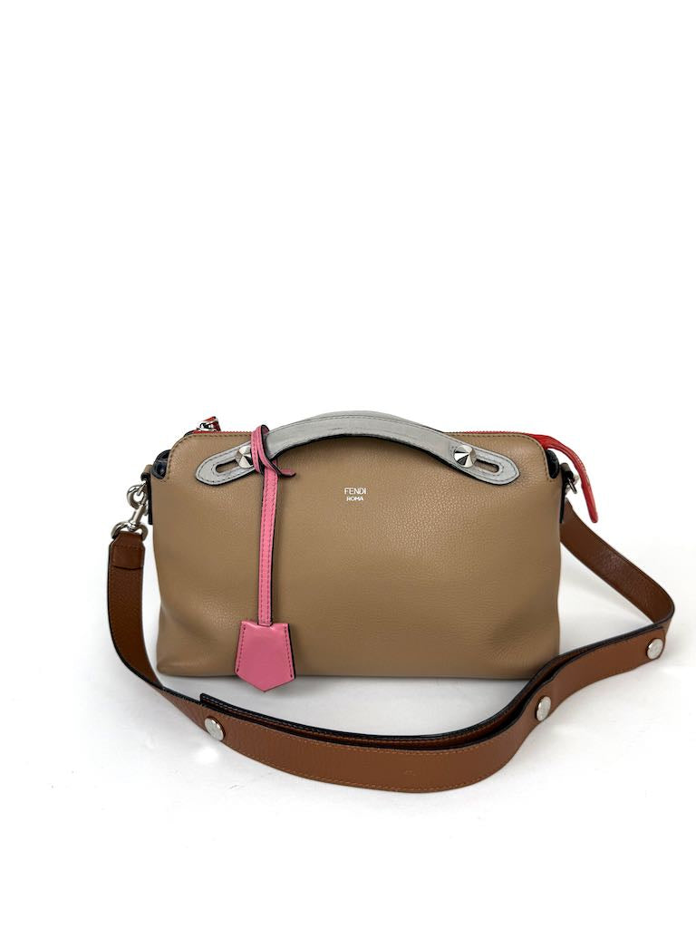 Fendi By The Way bag in beige leather
