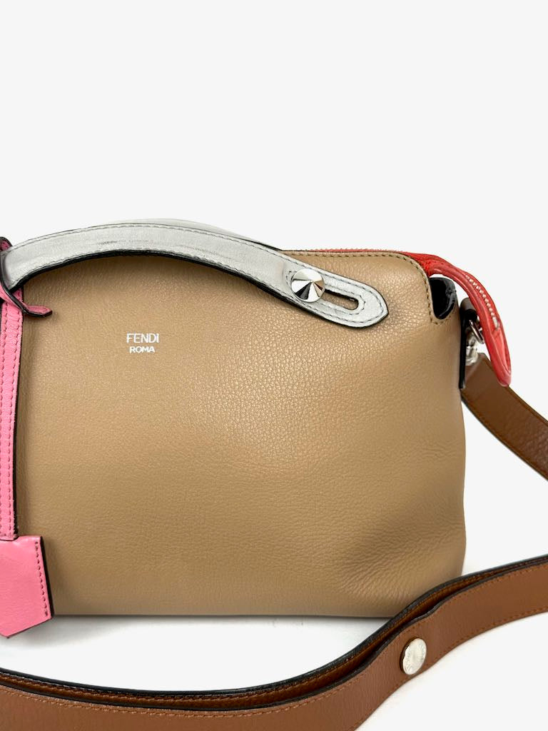 Fendi By The Way bag in beige leather