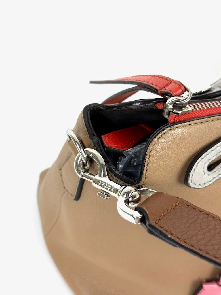 Fendi By The Way bag in beige leather