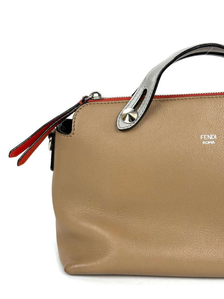 Fendi By The Way bag in beige leather