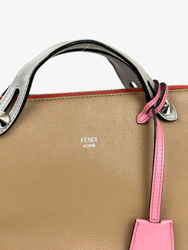 Fendi By The Way bag in beige leather