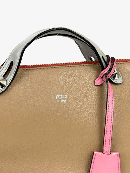 Fendi By The Way bag in beige leather