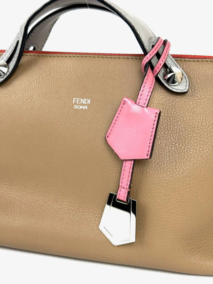 Fendi By The Way bag in beige leather