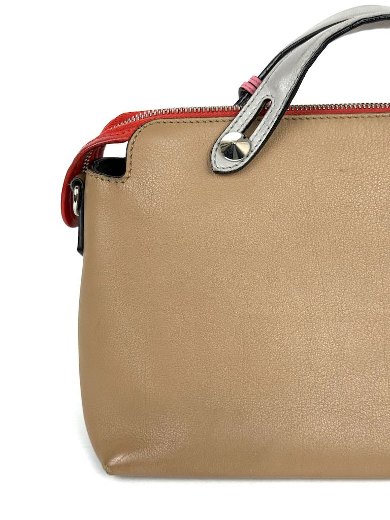 Fendi By The Way bag in beige leather