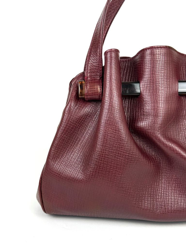 Fendi tortoiseshell calf leather handbag