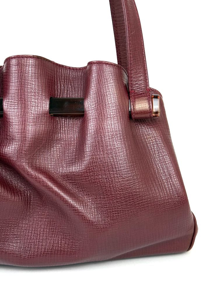 Fendi tortoiseshell calf leather handbag