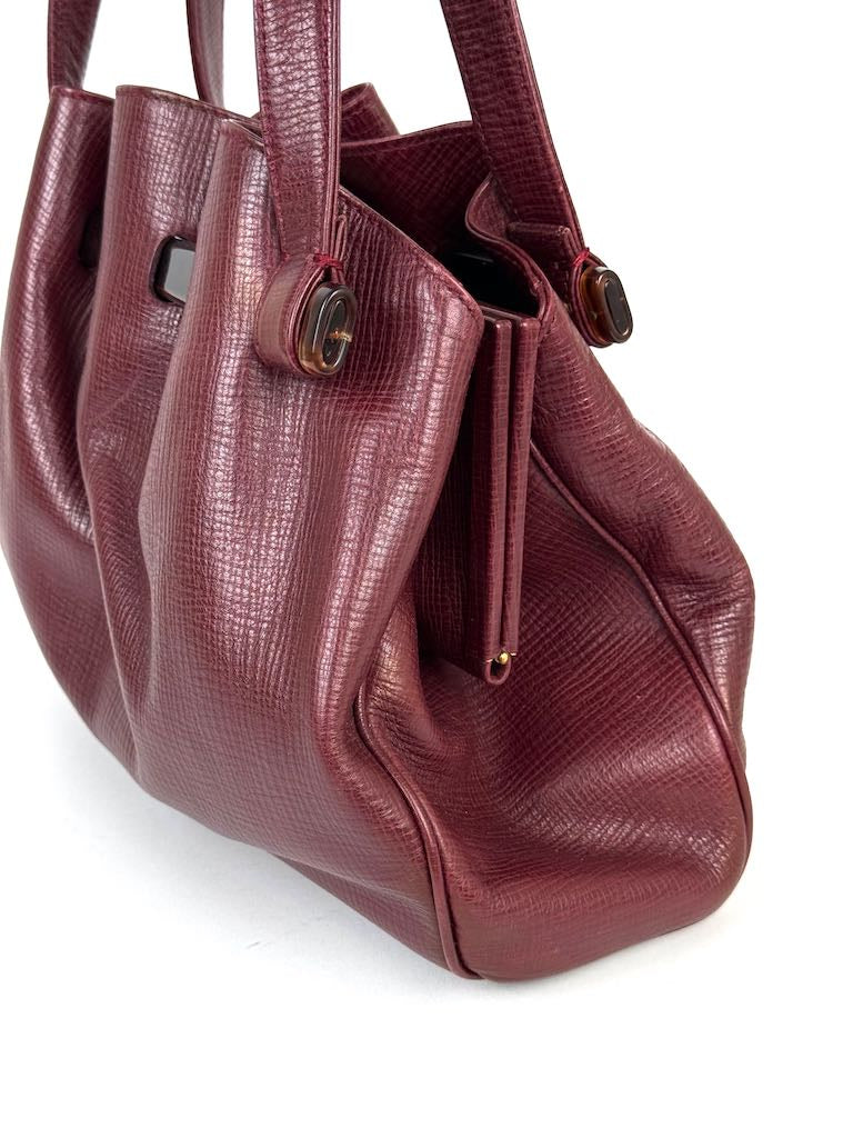 Fendi tortoiseshell calf leather handbag