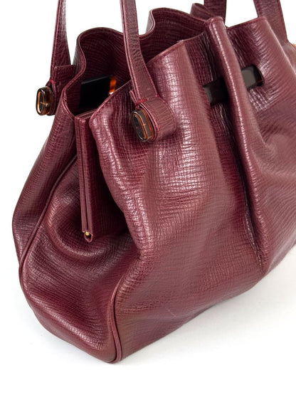 Fendi tortoiseshell calf leather handbag