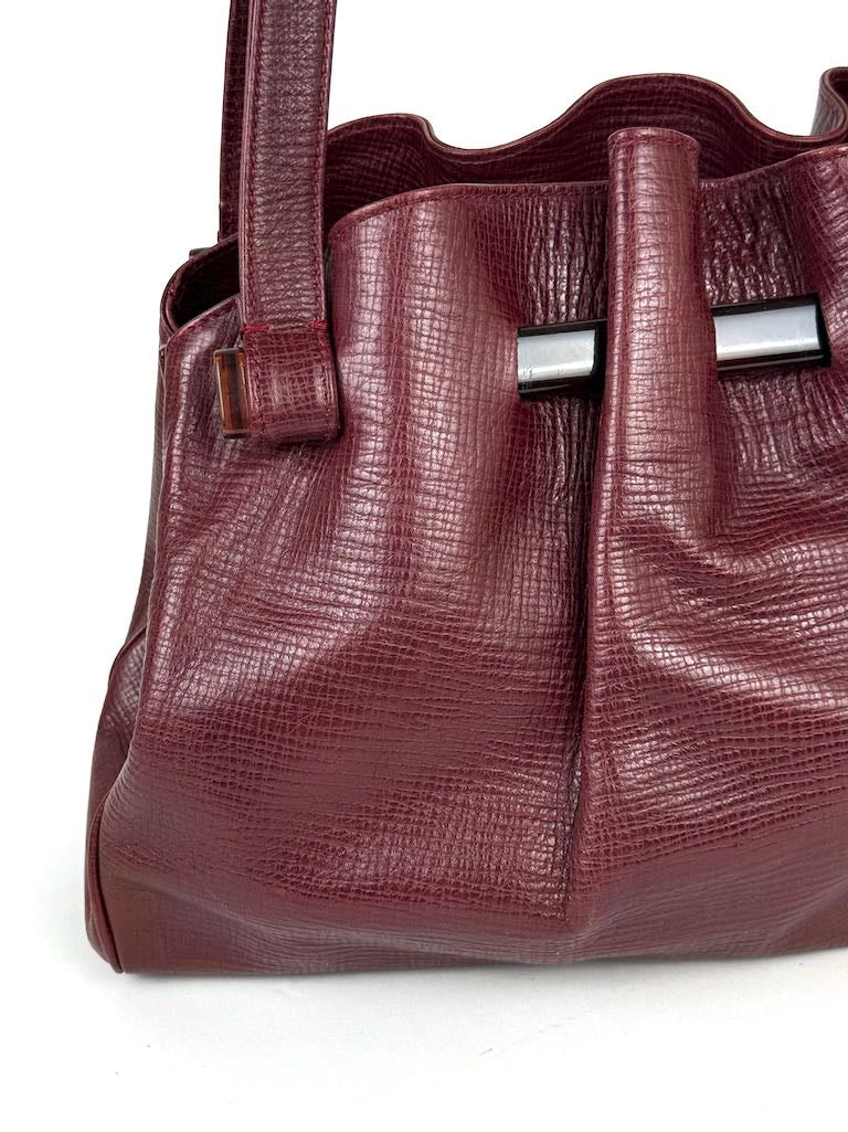 Fendi tortoiseshell calf leather handbag