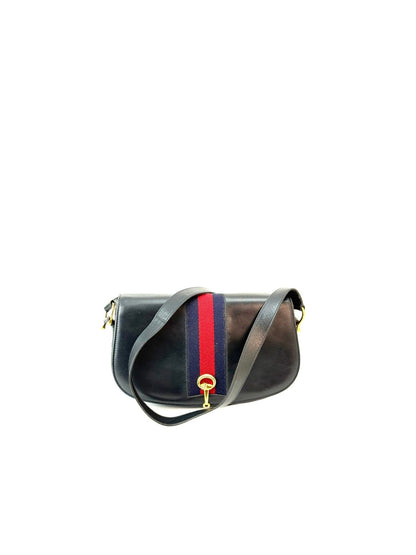 Gucci Sherry Line Leather Bag With Horsebit Hardware
