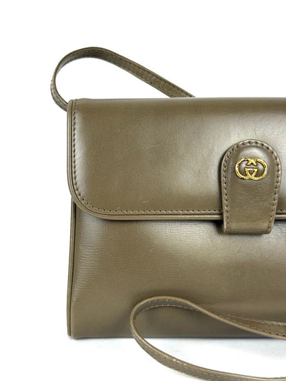 Gucci Interlocking GG Crossbody Bag in khaki